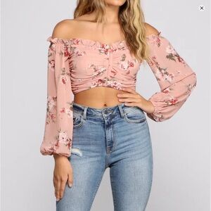 Effortless Style Floral Crop Top